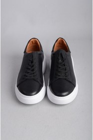 Resim SEÇ KUNDURA SEÇ 2501 HAKİKİ DERİ ERKEK SNEAKERS AYAKKABI SİYAH 