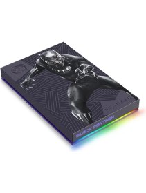 Resim Seagate Firecuda Marvel Black Panther, 2 Tb Harici Sabit Disk USB 3.2 Gaming-Special-Edition 