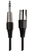 Resim Yeka 6.3 Mm Trs Stereo-xlr Erkek Kablo 3 Metre 