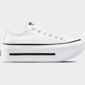 Resim Converse Chuck Taylor All Star Lift Double Stack Platform Kadın Beyaz Sneaker 