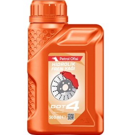 Resim Petrol Ofisi Hidrolik Fren Yağı Dot 4 0.5 Lt 