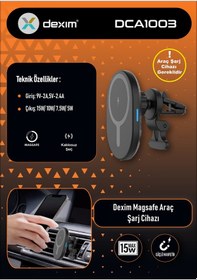 Resim Dexim Magsafe Araç Şarj Cihazı - Dca1003 