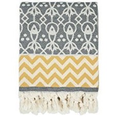 Resim Gri Mahi Peştamal 