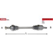 Resim Mga-70270 - Aks Sol "ınce Freze" Peugeot : 306 1.6 Tu5jp Absl 