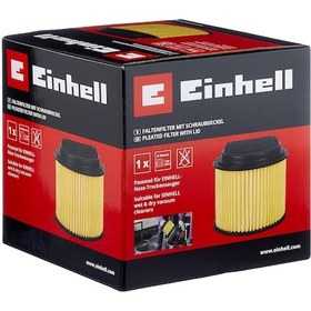 Resim Einhell Vidalı Kapaklı Yedek Katlama Filtresi 