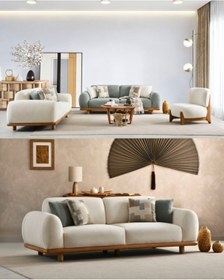 Resim Velura Home & Living Senna Koltuk Takımı 3+3+1+1 