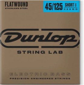 Resim AyrStore Flatwound DBFS45125S Bas Gitar Teli için, Kısa Mensur, 45/125, Medium, 5 Adet 