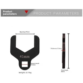 Geeksen 41mm Zamanlama Kayışı Ayarlama Anahtarı - Otomobil Su Pompa Kolu Tork Aracı - Dayanıklı Ve Hassas Tasarım