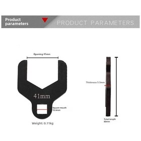 Resim Geeksen 41mm Zamanlama Kayışı Ayarlama Anahtarı - Otomobil Su Pompa Kolu Tork Aracı - Dayanıklı Ve Hassas Tasarım 