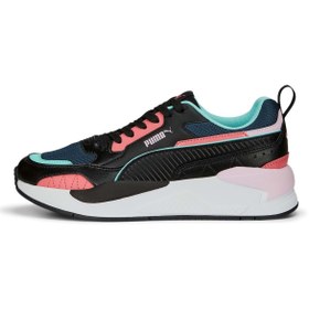 Resim Puma X-ray 2 Square Feather Bayan Sneaker Ayakkabı Siyah / Fuşe Puma