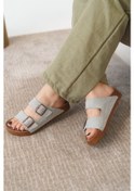 Resim Arizona Günlük Ortopedik Unisex Tokalı Terlik Buz 