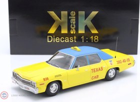 Resim 1:18 KK Scale 1974 Dodge Monaco 1974 Texas Cab 