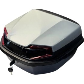 Resim Giza Motor Motosiklet Çantası 33 Litre Nardo Gri SH125 Renkli Plastik Malzeme ile Dayanıklı ve Güvenli 