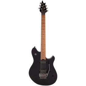 Resim EVH Wolfgang Wg Standard Baked Akçaağaç Klavye Gloss Black Elektro Gitar 