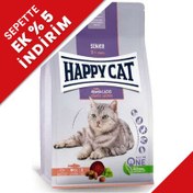Resim Happy Cat Senior Atlantik Salmon 8 Yaş ve Üzeri Yaşlı Kedi Maması 4 Kg 