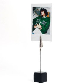 Resim Fujifilm Instax SQ1 Buz Mavi Fotoğraf Makinesi 20li Kare Film Deri Kılıf Pleksi Çerçeve ve Kıskaçlı Stand 