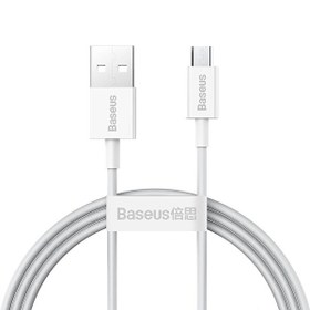 Resim Baseus Superior Series Micro USB Şarj Kablosu 2A - 1M Beyaz 