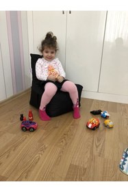 Resim Pufumo Spıderman Çocuk Armut Puf Koltuğu Siyah ( 1-8 Yaş ) 