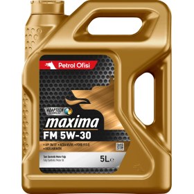 Resim Petrol Ofisi Maxima Fm 5W-30 5 Litre Motor Yağı 