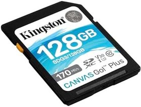 Resim Fototek Kingston 128GB Canvas Go Plus + 170MB/S Sd Hafıza Kartı Garantili Foto Kamera 170MBS Memory Card 
