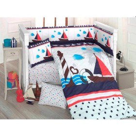 Resim Komfort Home Bebek Uyku Seti 8 Parça Ranforce %100 Pamuk /Dümen 