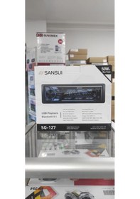 Resim Sq-127 Bluetooth Radio Usb Oto Teybi 3 Anfi Çıkışlı 