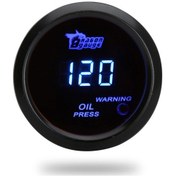 Resim Lemestar Otomatik Araba İçin Sensörlü Dijital Yağ Basınç Ölçer Ölçer 52mm 2in Lcd 0 120ps 