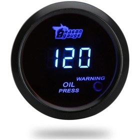 Resim Lemestar Otomatik Araba İçin Sensörlü Dijital Yağ Basınç Ölçer Ölçer 52mm 2in Lcd 0 120ps 