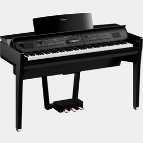 Resim Yamaha Clavinova CVP-809 Dijital Konsol Piyano (Parlak Siyah) 