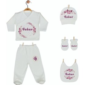 Resim Pia Baby Gl 1904-07 Isme Özel Battaniye Zıbın Set 