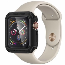 Resim Apple Watch Serisi (44mm) Kılıf, Spigen Tough Armor 