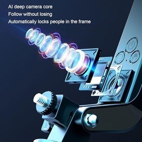 Resim Akıllı İzleme Akıllı Telefon Dengeleyicisi, 540 ° Flip, Alüminyum Alaşım, Hafif, Taşınabilir, Canlı Akış İçin İdeal, Vlogs 