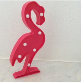 Resim Flamingo Led Lamba Çok Renkli 