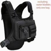 Resim Taşınabilir Hidrasyon Yeleği, Bladder Çantalarla Uyumlu Hafif Göğüs Paketi, Koşu, Bisiklet ve Maraton için Taktiksel Hidrasyon Çantası - Erkekler & Kadınlar İçin (Sadece Hidrasyon Çantası) 