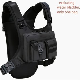 Resim Taşınabilir Hidrasyon Yeleği, Bladder Çantalarla Uyumlu Hafif Göğüs Paketi, Koşu, Bisiklet ve Maraton için Taktiksel Hidrasyon Çantası - Erkekler & Kadınlar İçin (Sadece Hidrasyon Çantası) 