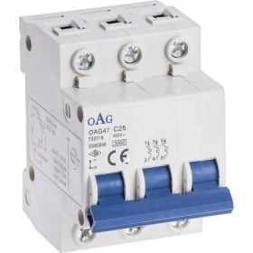 Resim Oag Otomatik Sigorta 3x40 Amper 3p40 