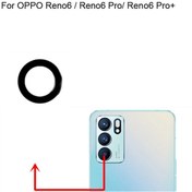 Resim Oppo Uyumlu Reno 6 Pro Arka Kamera Camı (Çıtasız Sadece Cam) 