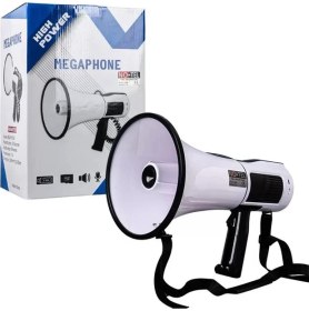 Resim Luord-Store No-Tel 106U Bluetooth-Usb-Siren-Ses Kayıt Özellikli Dahili Bataryalı 100 Watt Büyük Boy Megafon 