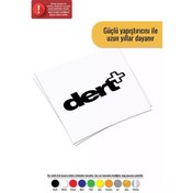 Resim Dert Sticker Oto Motor Laptop Duvar Folyo Sticker 60 X 24 Cm 