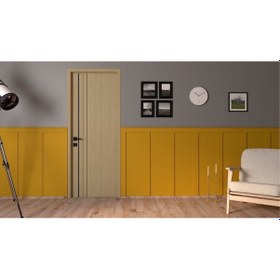 Resim İahşap Dekoratif 8 Cm İskandinav Duvar Çıtası 5 Adet 8 X 140 Cm Ev Ofis Dekorasyonu 8 Mm Mdf 