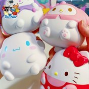 Resim 1 adet Sanrio stres giderici eşya, sevimli çanta kolyesi, sıkıntıyı hafifletir, tatil hediyesi, dekorasyon 