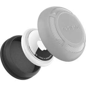 Resim Tagsafe Manyetik Tutucu Darbeye Dayanıklı Koruyucu Mıknatıslı Airtag Uyumlu Kılıf (Gri) 