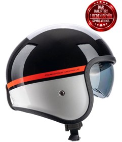 Resim Yohe Retro Motor Kaskı (Ece-22.06) 