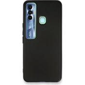 Resim Happycase Tecno Spark 7 Pro Kılıf First Silikon - Siyah 