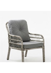 Resim Capri Swing Pisa Tekli Rattan Bahçe Balkon Oturma Grubu Beyaz 702 
