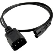 Resim Yeajion Iec 320 C14 Ila C7 Ac Güç Uzatma Kablosu 2 P Adaptörü Monitör Pdu Ups (Yurt Dışından) 