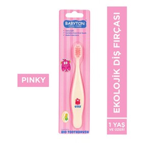 Resim Babyton Bio Diş Fırçası Pinky 