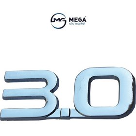 Resim 3.0 Plastik Krom Arma Logo Sticker 