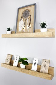 Resim CARNİELLA Pavia Montessori Çocuk Kitaplığı-çocuk Duvar Rafı Tekli 