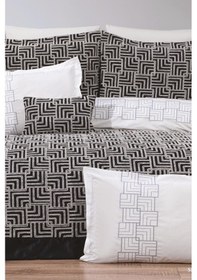 Resim Çeyiz Diyarı Anastasia 10 Parça Çeyiz Seti Siyah Gri Siyah 